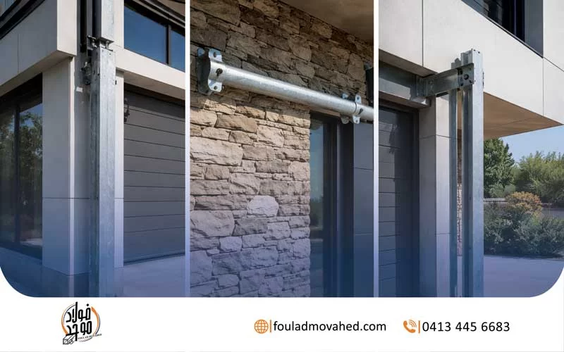 انواع اجرای وال پست و جهت گیری در سازه